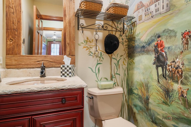 36955 N Fox Hill Dr, Wadsworth, IL 60083 - bathroom featuring toilet and vanity