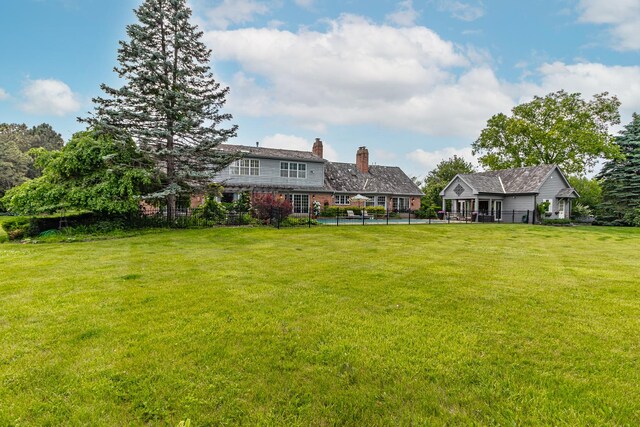 36955 N Fox Hill Dr, Wadsworth, IL 60083 - view of yard with a patio area