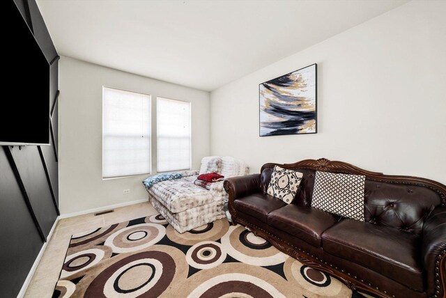 3210 Drury Ln, Carpentersville, IL 60110 - living room with baseboards and carpet floors