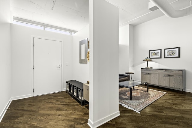 333 N Canal St Unit 2804, Chicago, IL 60606 - foyer with wood finished floors and baseboards