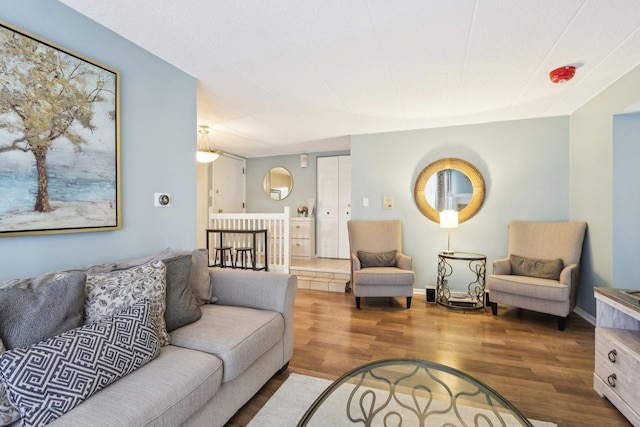 68 Pier Dr Unit 102, Westmont, IL 60559 - living room featuring wood finished floors