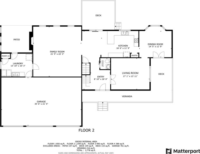 304 Fairhaven Dr, Winthrop Harbor, IL 60096 - view of property floor plan