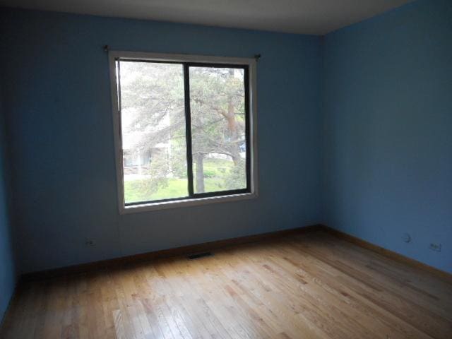 464 Buchanan Ct, Vernon Hills, IL 60061 - empty room with hardwood / wood-style flooring and baseboards