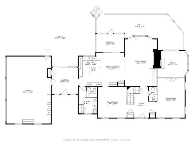 21712 N Old Farm Rd, Deer Park, IL 60010 - view of floor plan / room layout