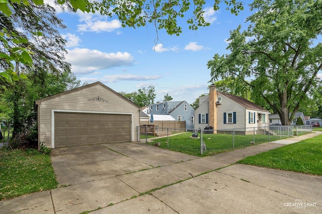 424 Howard Ave, Aurora, IL 60506 - view of side of home with a garage and an outdoor structure