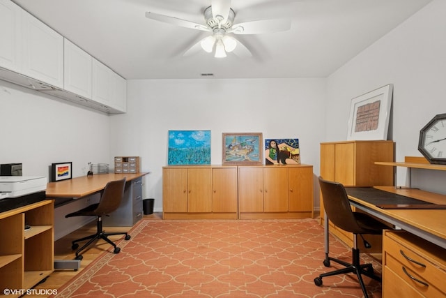 4747 Howard St Unit 205, Skokie, IL 60076 - office featuring ceiling fan