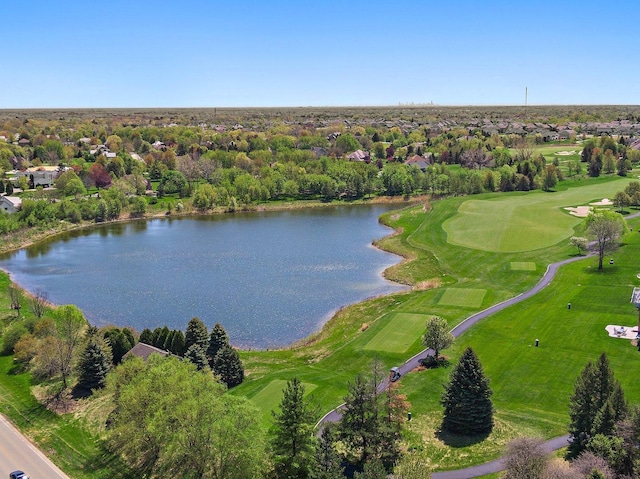 4 Tournament Dr S, Hawthorn Woods, IL 60047 - aerial view of a large body of water and a golf course