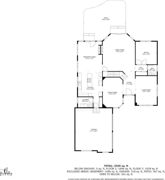 4 Tournament Dr S, Hawthorn Woods, IL 60047 - home floor plan