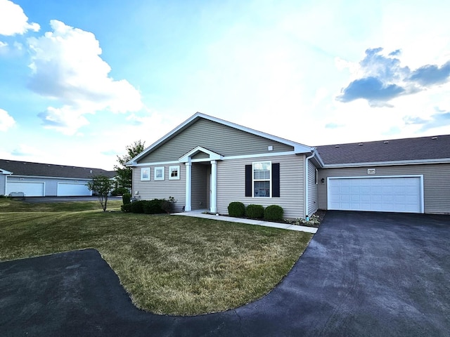 1847 Southern Cir, Pingree Grove, IL 60140 - ranch-style house featuring driveway, an attached garage, and a front lawn