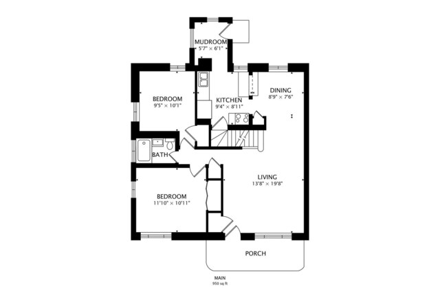 614 Beach Ave, La Grange Park, IL 60526 - view of room layout