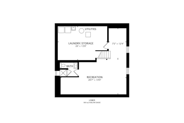 614 Beach Ave, La Grange Park, IL 60526 - view of floor plan / room layout