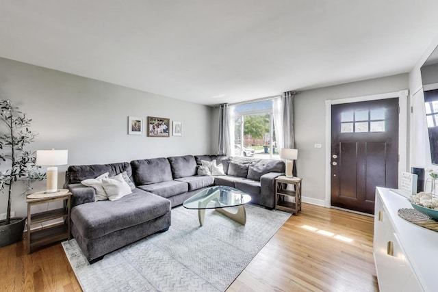 614 Beach Ave, La Grange Park, IL 60526 - living area featuring light wood finished floors