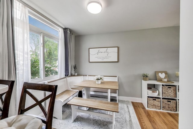 614 Beach Ave, La Grange Park, IL 60526 - dining room with wood finished floors and baseboards
