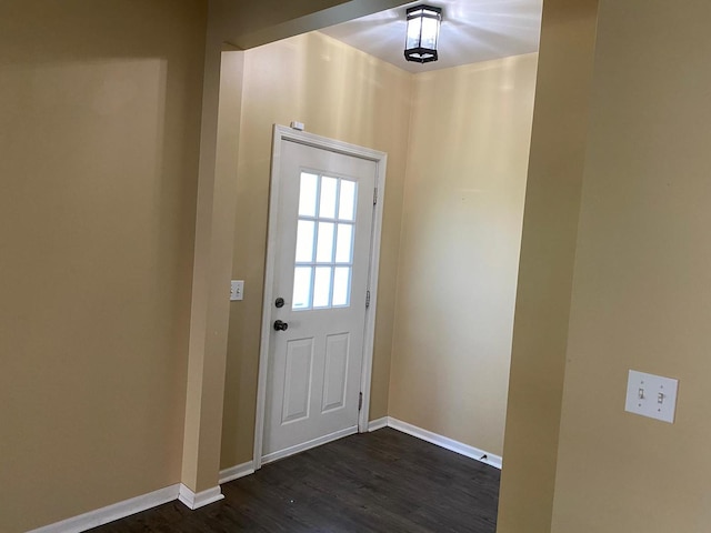 3148 Ollerton Ave Unit 3148, Aurora, IL 60502 - doorway featuring baseboards and dark wood finished floors