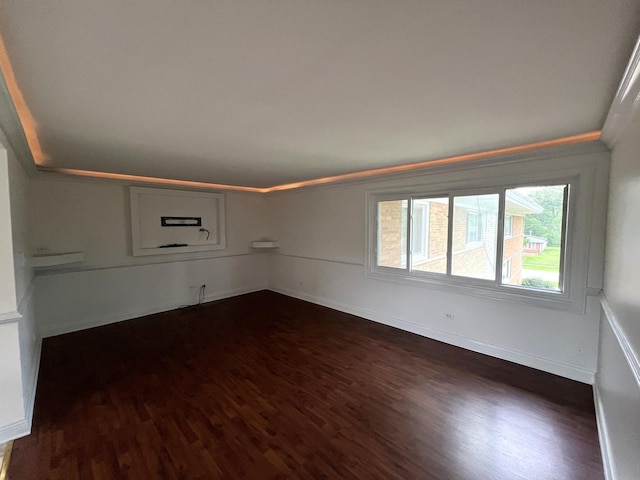 6842 W Lode Dr Unit 3B, Worth, IL 60482 - unfurnished room featuring dark wood-style floors and baseboards