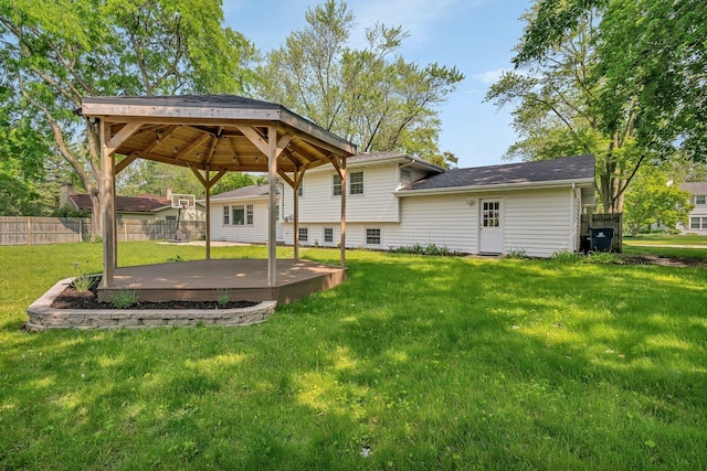 308 Tamarack Ave, Naperville, IL 60540 - view of yard with a gazebo and a patio