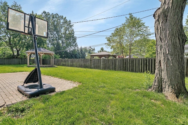 308 Tamarack Ave, Naperville, IL 60540 - view of yard with a gazebo
