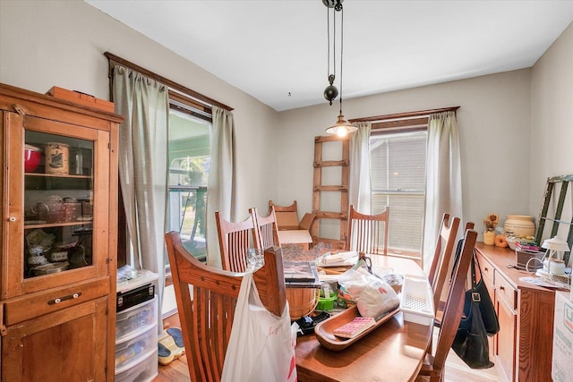 138 N Elm St, Paxton, IL 60957 - dining area featuring light wood-style floors