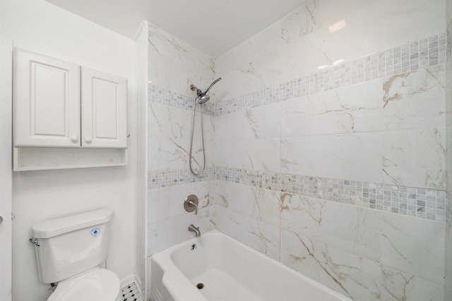 23951 N Lakeside Dr, Lake Zurich, IL 60047 - bathroom featuring toilet and tub / shower combination
