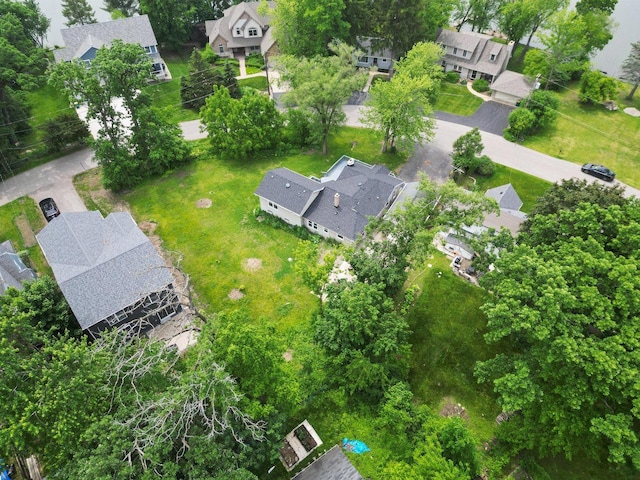 23951 N Lakeside Dr, Lake Zurich, IL 60047 - aerial overview of property's location with nearby suburban area