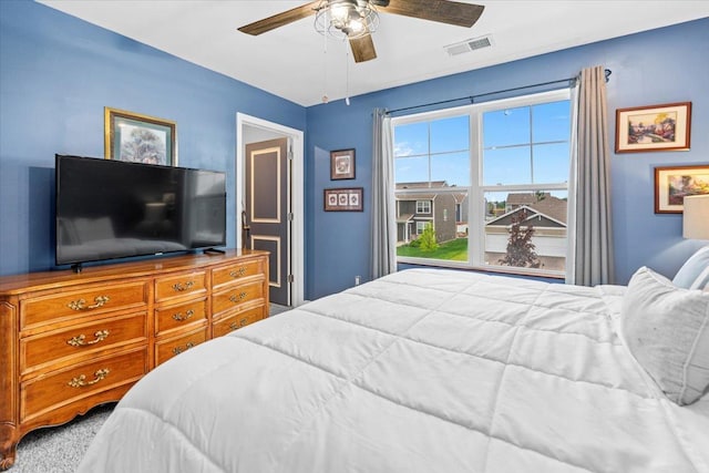 6904 Spruce Ct, Wonder Lake, IL 60097 - bedroom with ceiling fan