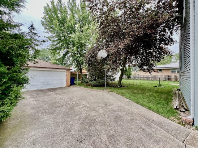 9214 S Sacramento Ave, Evergreen Park, IL 60805 - view of patio / terrace with an outdoor structure and a garage