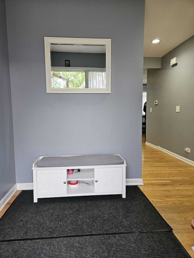 441 Commanche Trl, Wheeling, IL 60090 - detailed view of wood finished floors, baseboards, and recessed lighting
