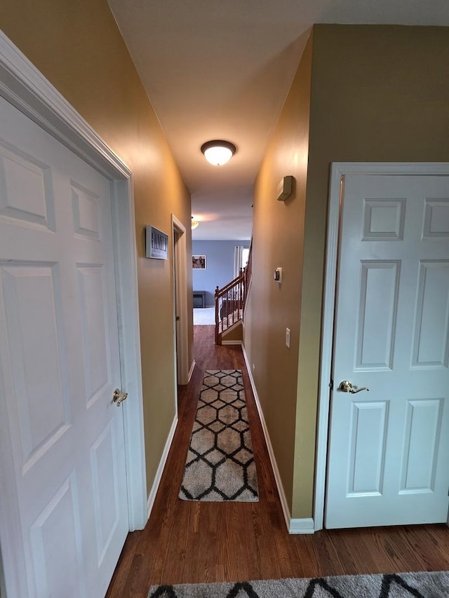 3331 Banford Cir, Lake In The Hills, IL 60156 - hall with wood finished floors and baseboards