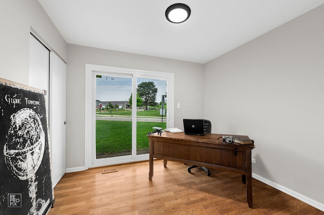 401 Monet Cir, Bolingbrook, IL 60440 - office featuring light wood-type flooring and baseboards