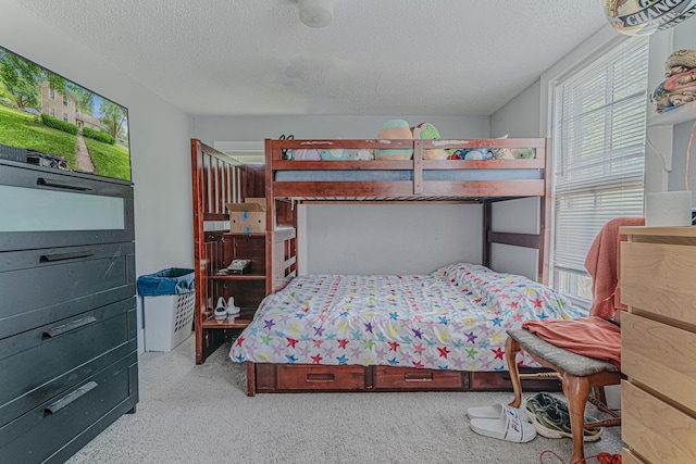552 Walnut Ave, Elgin, IL 60123 - carpeted bedroom with a textured ceiling