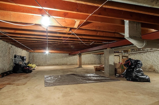 1203 W Francis Dr, Arlington Heights, IL 60005 - view of unfinished basement
