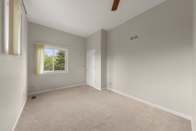 27W268 Hoy Ave, Warrenville, IL 60555 - unfurnished bedroom with carpet, baseboards, and a ceiling fan
