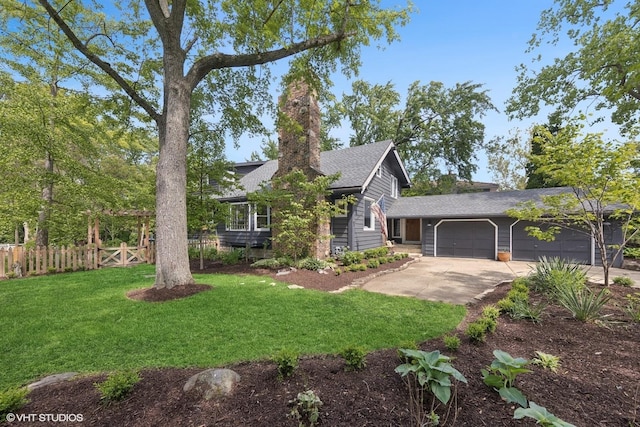 3622 Fairview Ave, Downers Grove, IL 60515 - view of front of home with driveway, a garage, and a shingled roof
