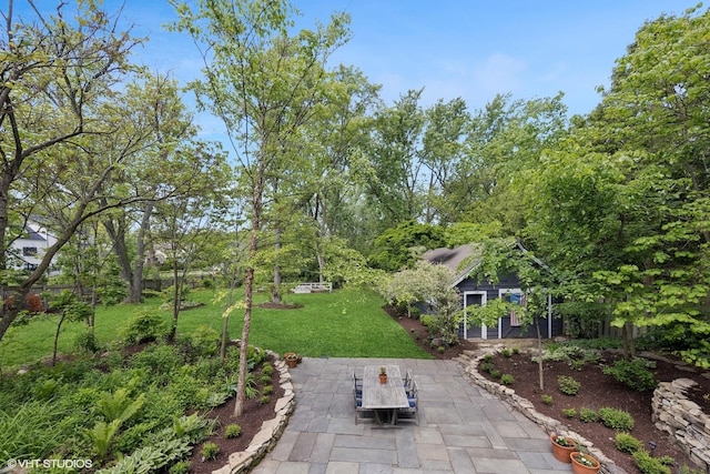 3622 Fairview Ave, Downers Grove, IL 60515 - view of yard featuring a patio