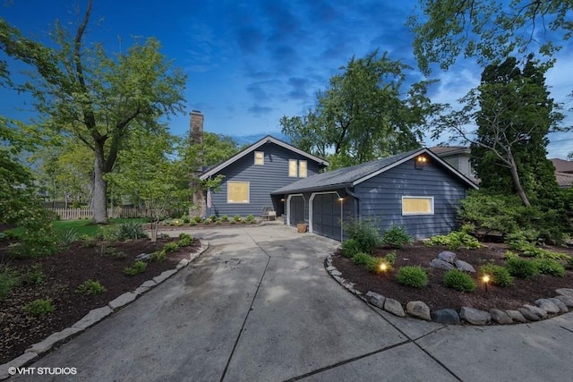 3622 Fairview Ave, Downers Grove, IL 60515 - view of front of house with concrete driveway and an attached garage