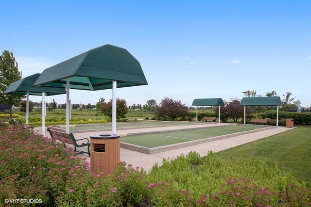 3332 Sheridan Ln, Mundelein, IL 60060 - view of community featuring a game area and a lawn