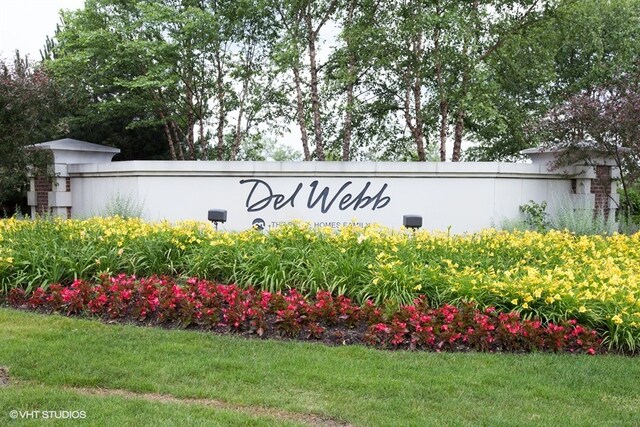 3332 Sheridan Ln, Mundelein, IL 60060 - community / neighborhood sign with a yard