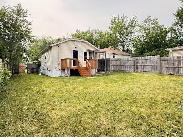 1327 N Pleasant Dr, Round Lake Beach, IL 60073 - view of rear view of property