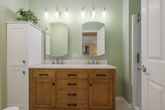 3502 Lake Side Cir, Joliet, IL 60431 - bathroom with double vanity