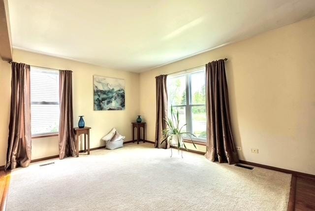 1413 N Metropolitan Ave, Waukegan, IL 60085 - carpeted spare room featuring healthy amount of natural light and baseboards
