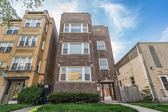 6210 N Francisco Ave, Chicago, IL 60659 - view of front of property featuring brick siding