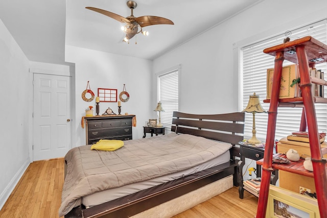 6210 N Francisco Ave, Chicago, IL 60659 - bedroom featuring light wood-style flooring and baseboards