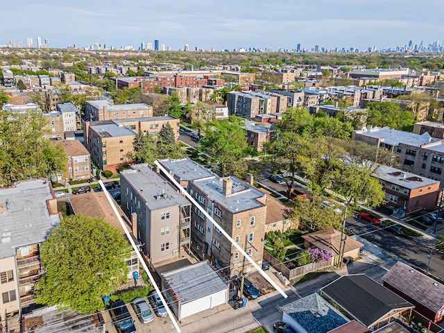 6210 N Francisco Ave, Chicago, IL 60659 - aerial view of skyline