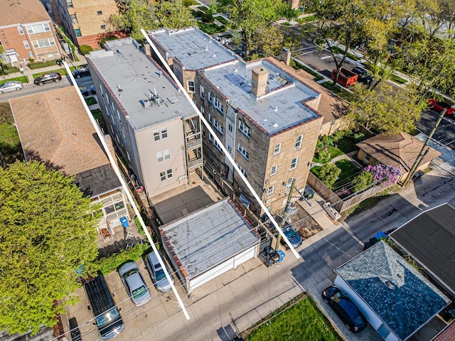 6210 N Francisco Ave, Chicago, IL 60659 - drone / aerial view