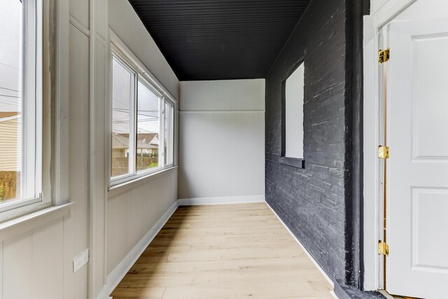 5544 S California Ave, Chicago, IL 60629 - corridor featuring light wood-type flooring and baseboards