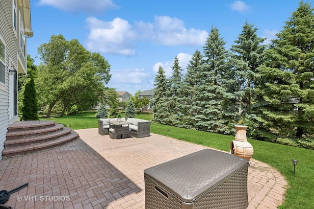 4370 Whitehall Ln, Algonquin, IL 60102 - view of patio / terrace with an outdoor hangout area