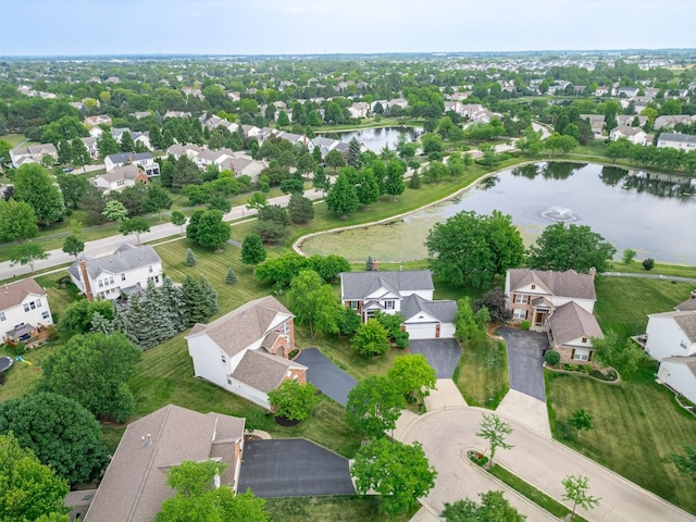 4370 Whitehall Ln, Algonquin, IL 60102 - aerial view of residential area featuring a large body of water