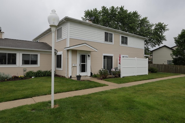 1483 Cornell Ct, Hoffman Estates, IL 60169 - view of front of home featuring a chimney