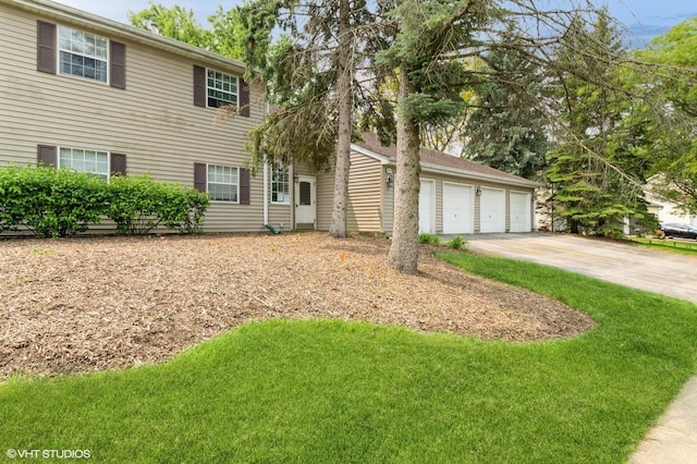 527 E Shagbark Ln Unit H, Streamwood, IL 60107 - view of front of home with a front lawn