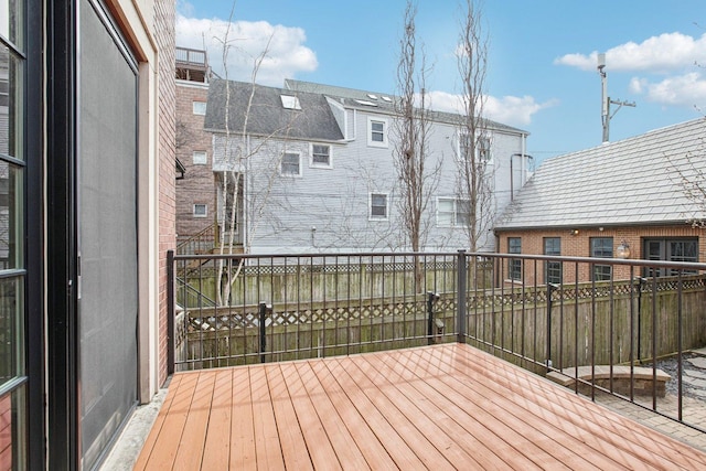 3926 N Greenview Ave, Chicago, IL 60613 - view of wooden deck